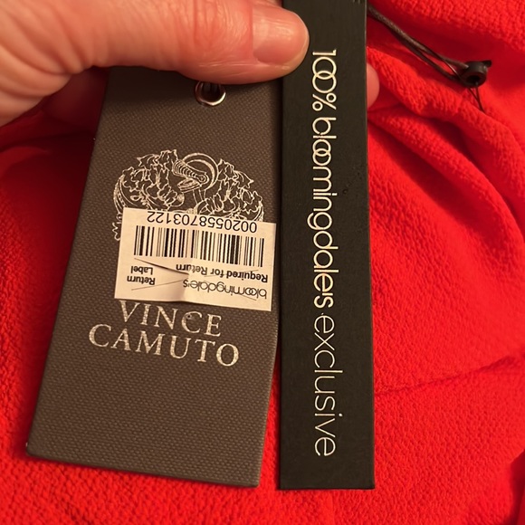 NWT Vince Camuto Long Sleeve Blouse Red Orange Size XXS - Picture 5 of 6